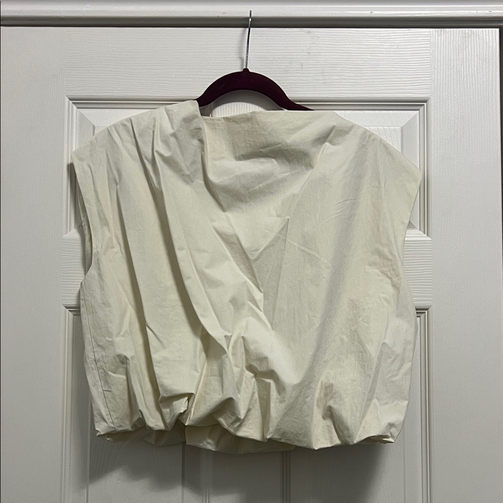 Zara Elegant Cream Women's Top